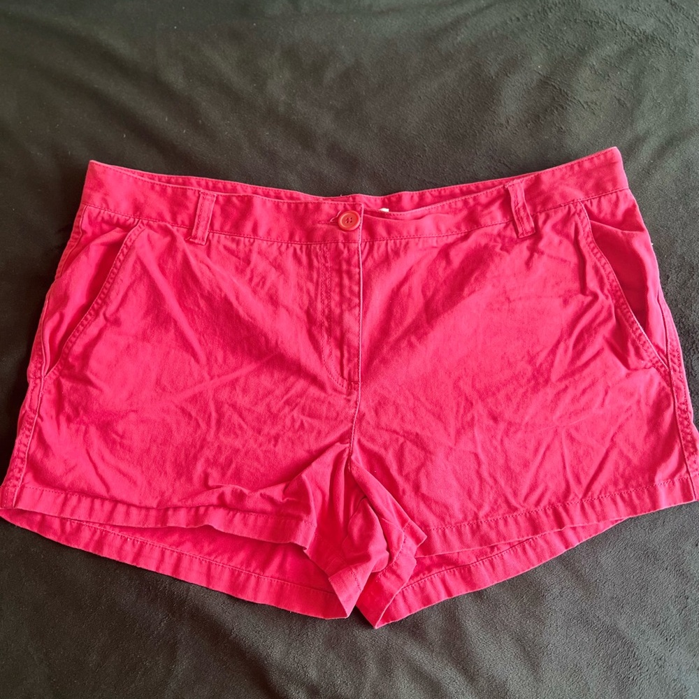 “Joe Fresh” pink shirt shorts